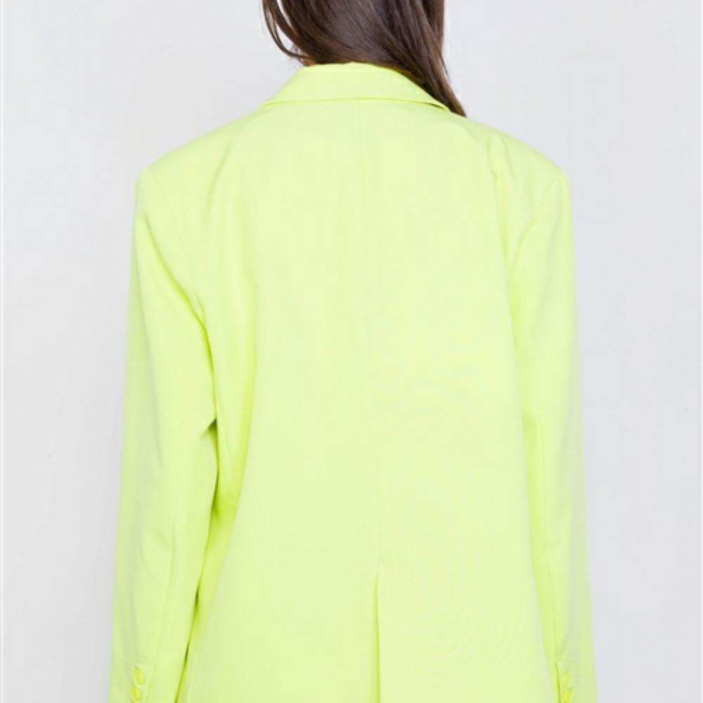 Lemonade Relaxed Fit Boyfriend Casual Blazer - Picture 5 of 6